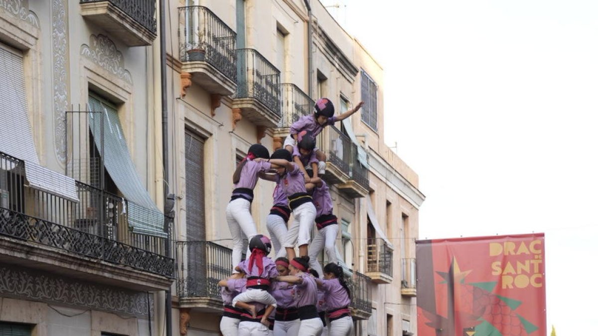 El 3 de 8 porta als Castellers de SPiSP a la jornada de diumenge del Concurs