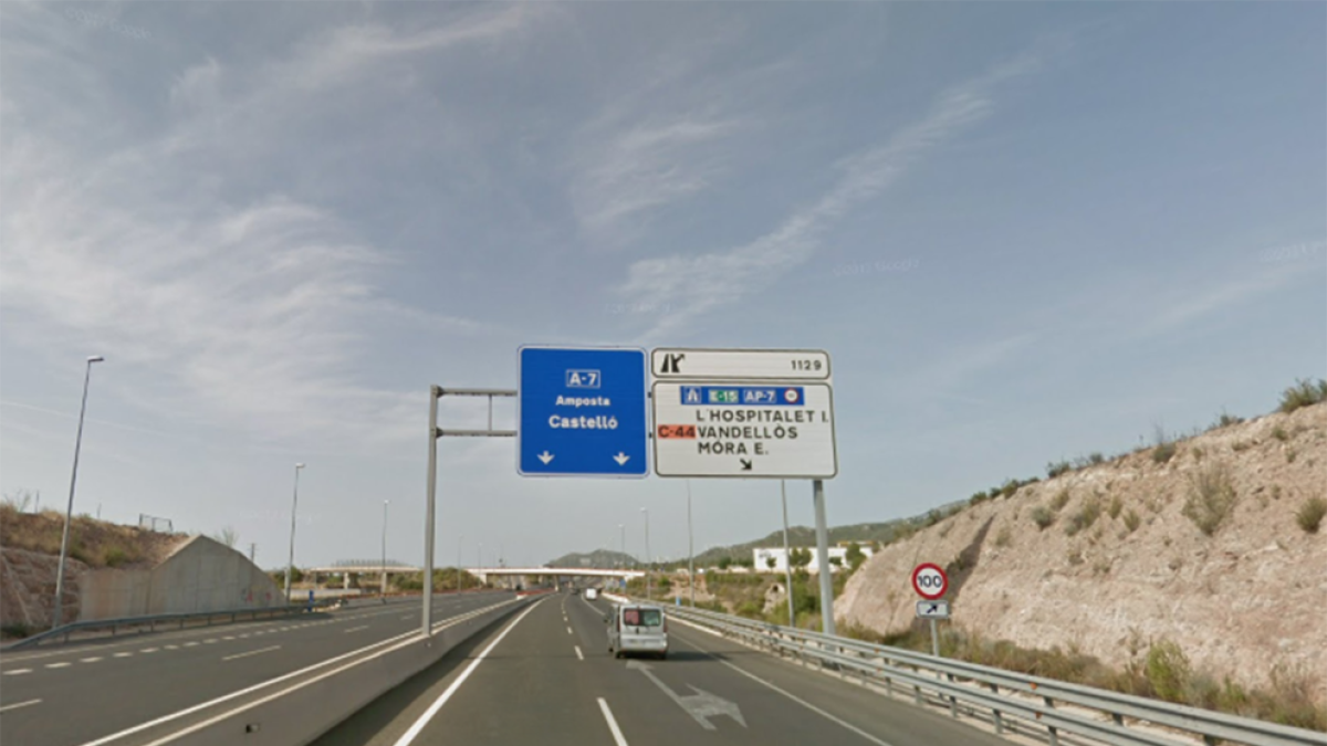 Lo' AP-7 entre l'Hospitalet de l'Infant y Amposta tendrá un tercer carril