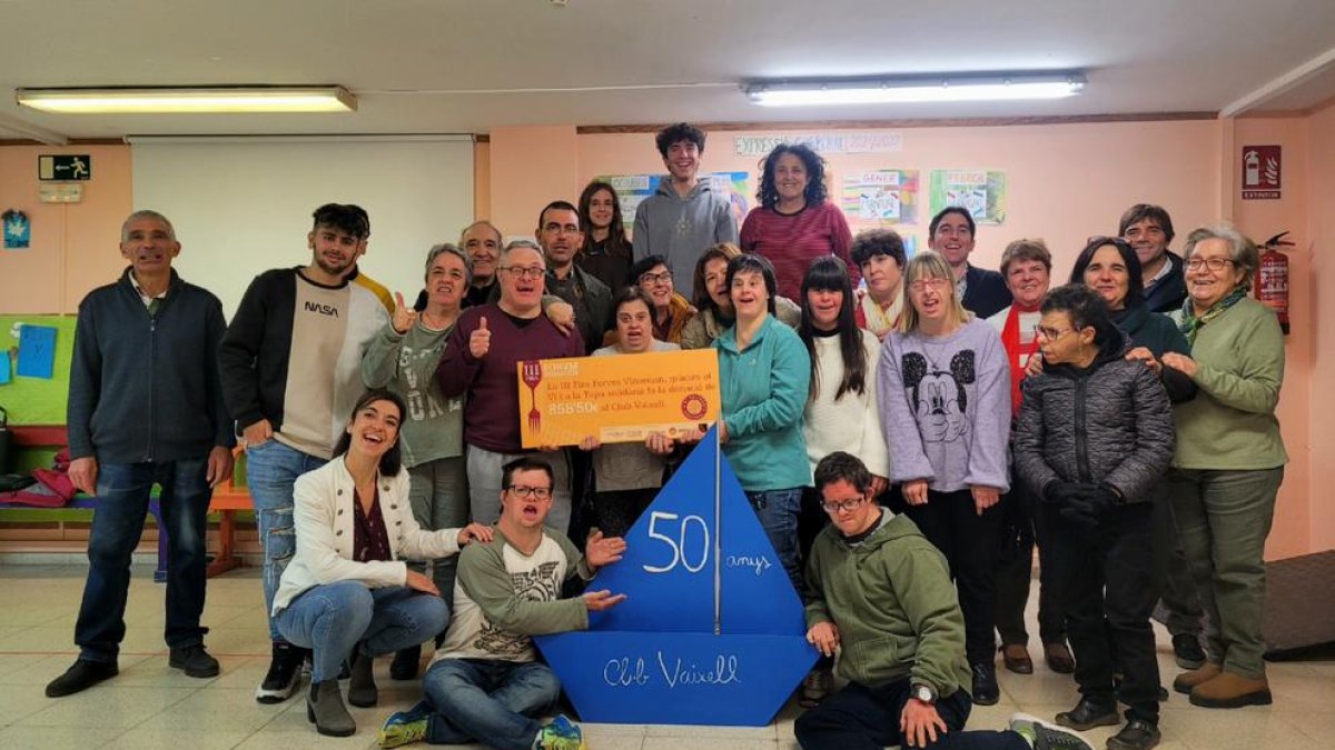 El Club Vaixell de Tarragona recibe más de 800 euros procedentes del Fòrum Vinarium