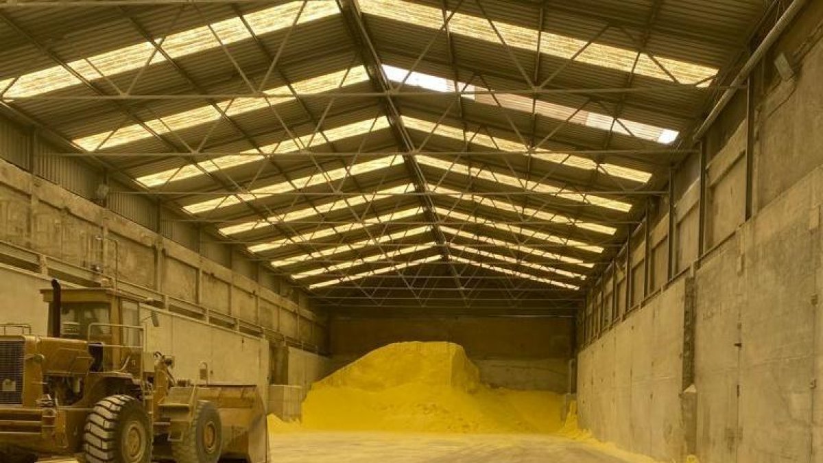 Afepasa instalará en Montbrió un almacén para 5.000 toneladas de azufre