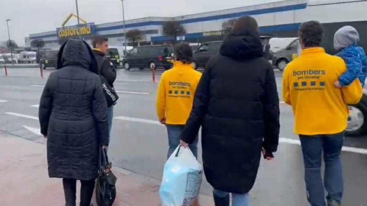 La segona expedició de bombers a Ucranïa inicia el camí de retorn a Catalunya