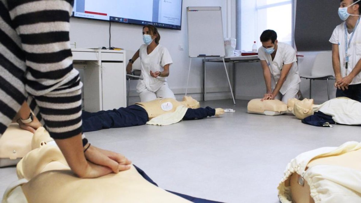 L'Hospital Joan XXIII, referent en formació sobre reanimació cardiopulmonar i suport vital