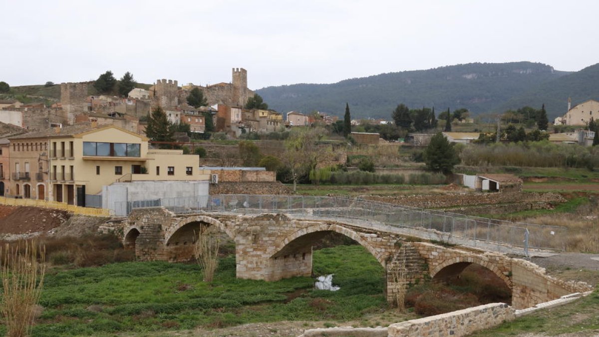 Montblanc recuperarà l'entorn del Pont Vell, dos anys i mig després de la riuada