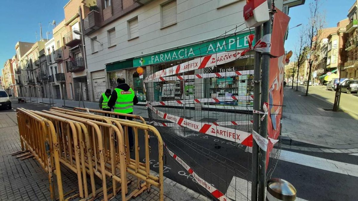 Comencen les obres de la reurbanització de la plaça del Víctor de Reus