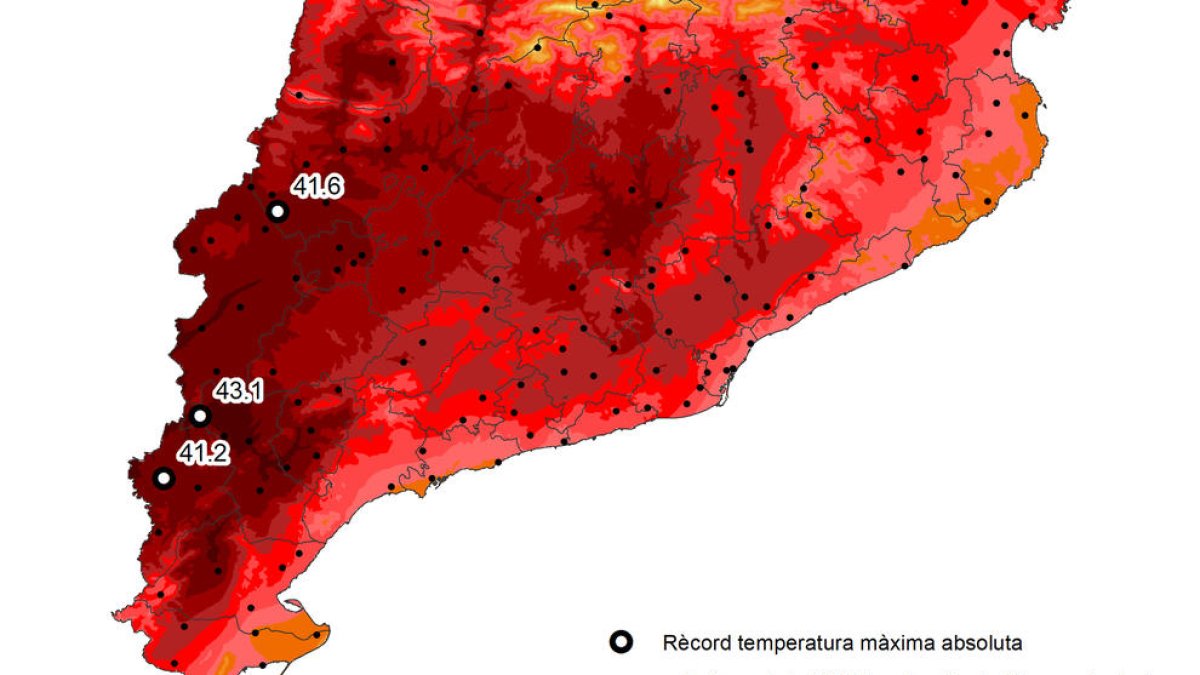 El máximo infierno de la primera ola de calor del 2022 tiene nombre: el pantano de Riba-roja a la Ribera de Ebro