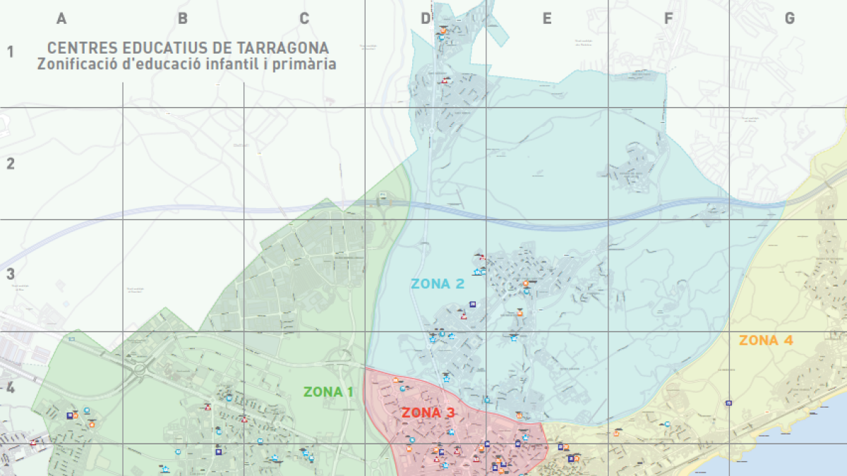 Tarragona reorganiza la zonificación escolar para equilibrar la oferta