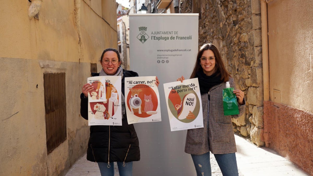 'Xafar merda no porta sort', a la campanya de civisme de l'Espluga de Francoli