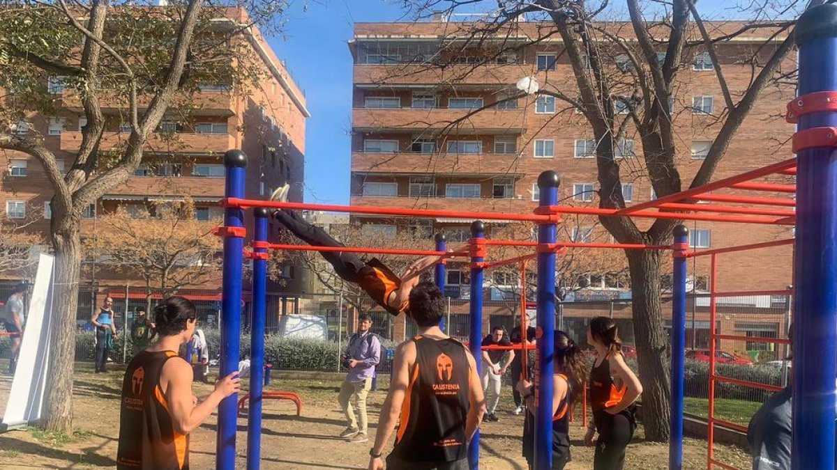 Reus ha inaugurado los nuevos parques de calistenia
