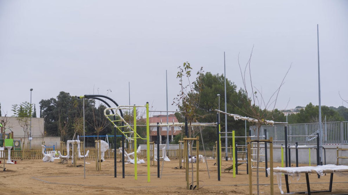 Les obres de la zona lúdica i esportiva de Sant Salvador encaren la seva recta final