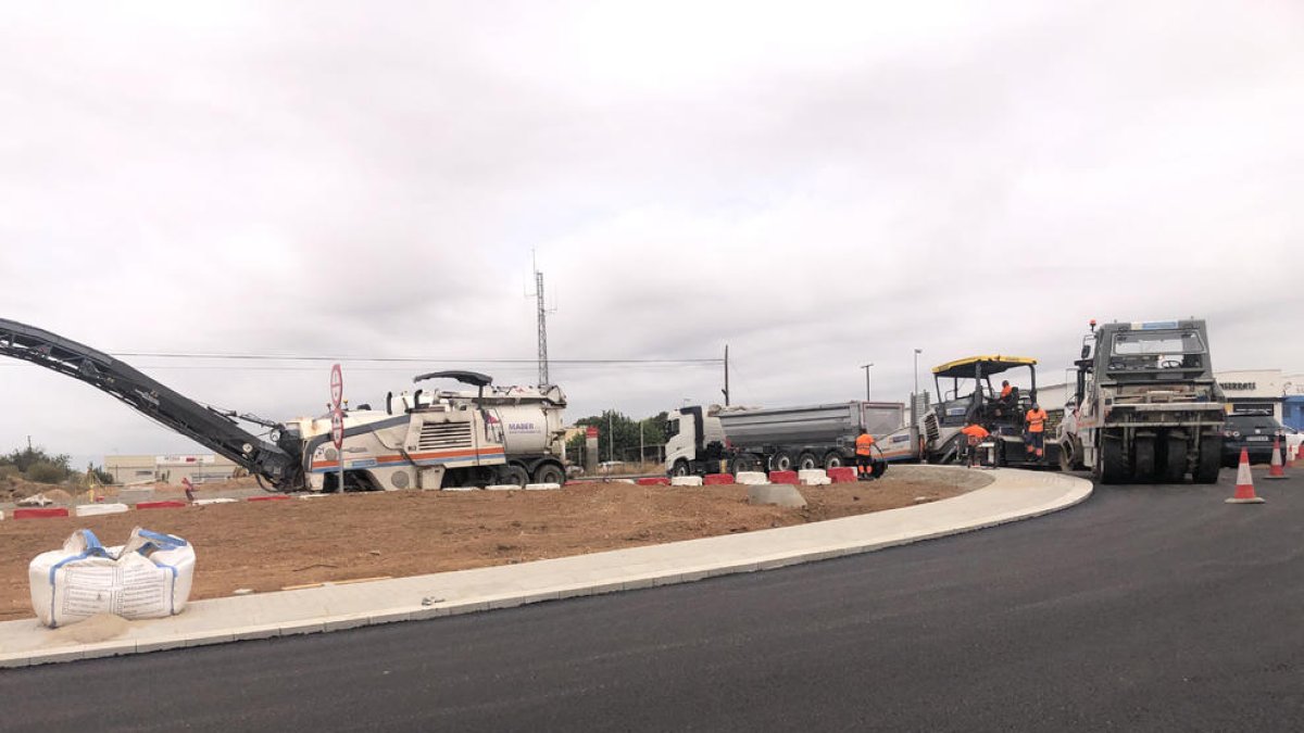 La urbanización del acceso norte a Cambrils avanza a buen ritmo