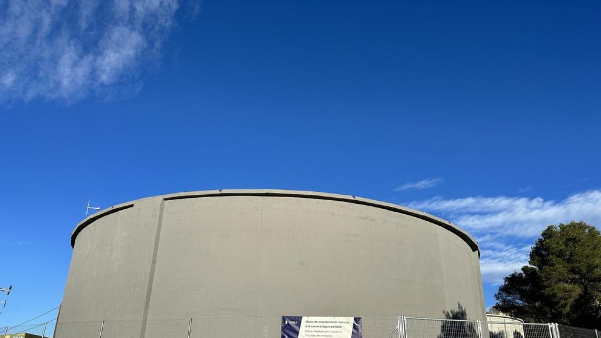 Inverteixen més de 800.000 euros en la rehabilitació del dipòsit d'aigua del Pujol de Torredembarra