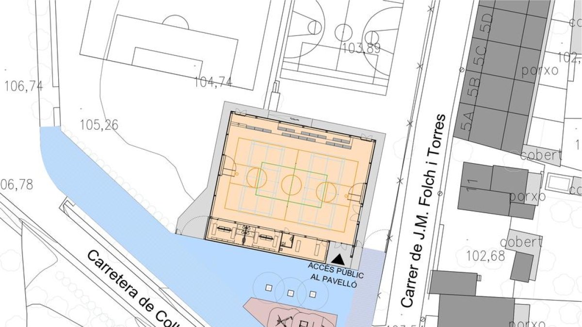 Sale a licitación pública la construcción del nuevo pabellón de deportes de Mont-roig