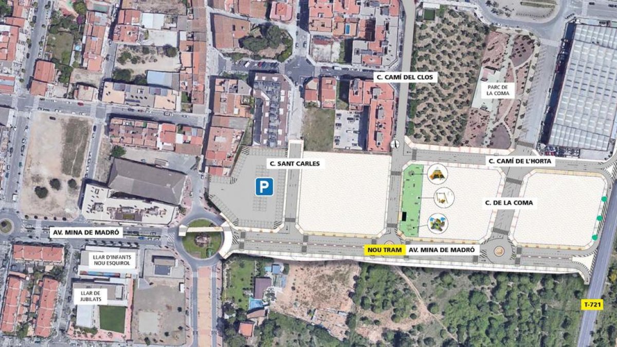 La Puebla prolonga la avenida Mina de Madró, que se convertirá en un nuevo acceso al municipio