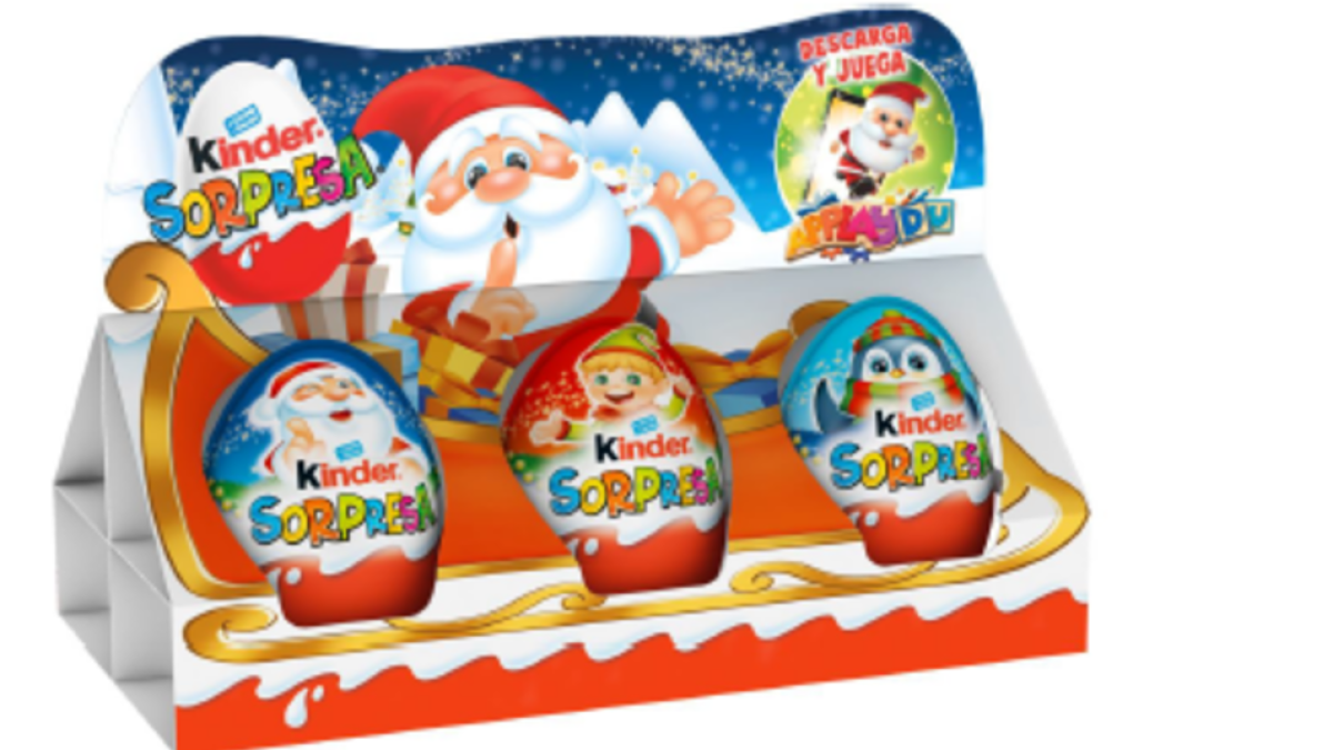 Detectado el primer caso de salmonela en España vinculado a los huevos Kinder