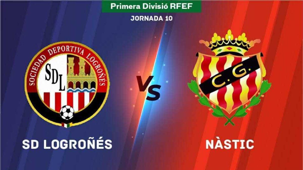 Sigue en directo el SD Logroñés - Nàstic