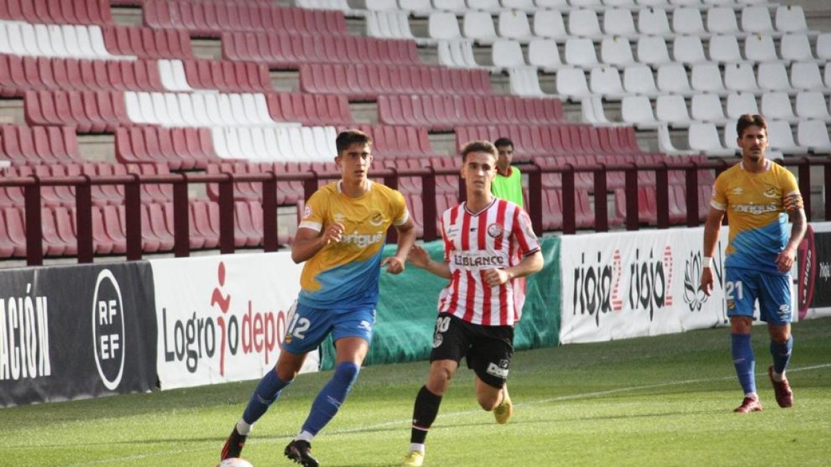 La pissarra s'emporta els tres punts de Logroño i Agné venç l'ultimàtum