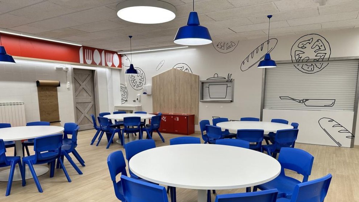 L'Escola l'Antina de Torredembarra estrena un menjador innovador