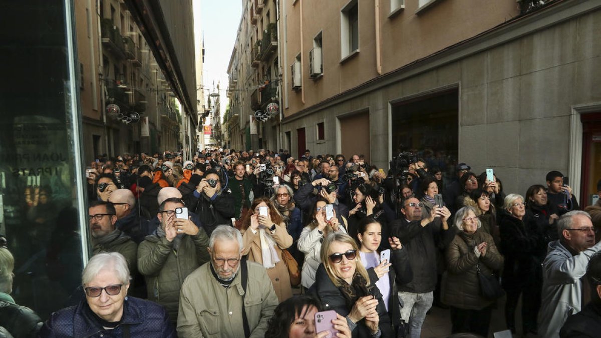 Arriba a Reus el solstici d'hivern amb el sol travessant el campanar