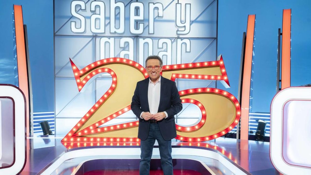 Jordi Hurtado celebra los 25 años 'Saber y ganar' «pletórico» de agradecimiento