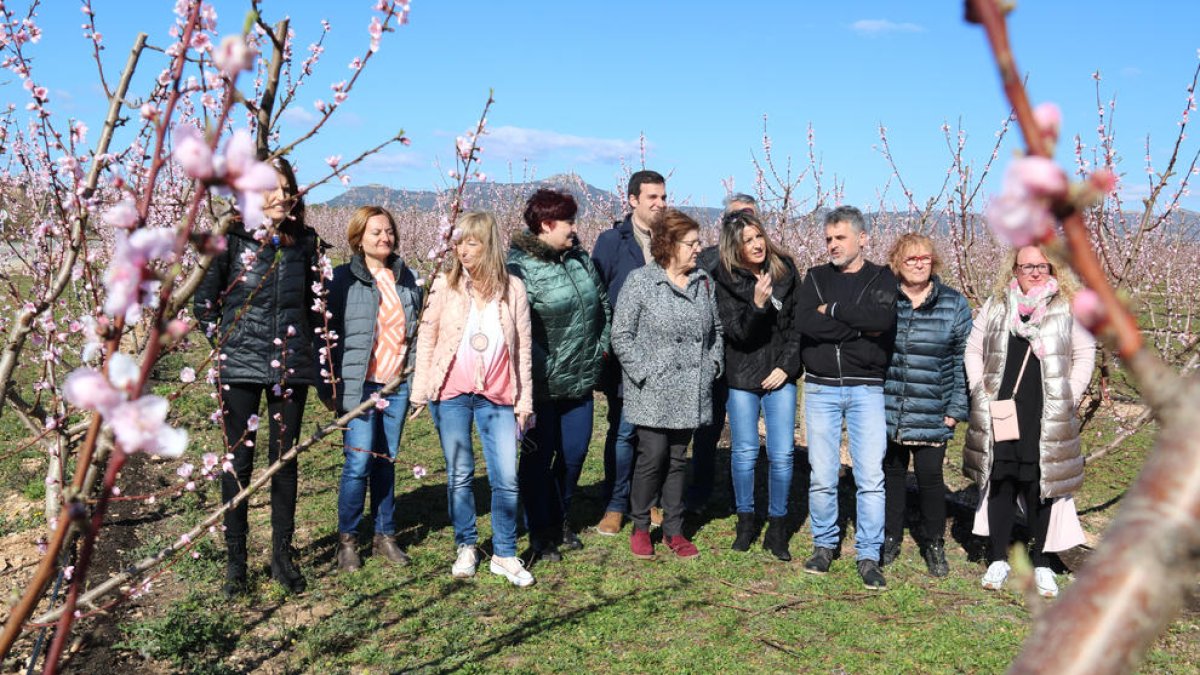 La Ribera de Ebro relanza la campaña turística de la floración de los árboles frutales con grandes expectativas