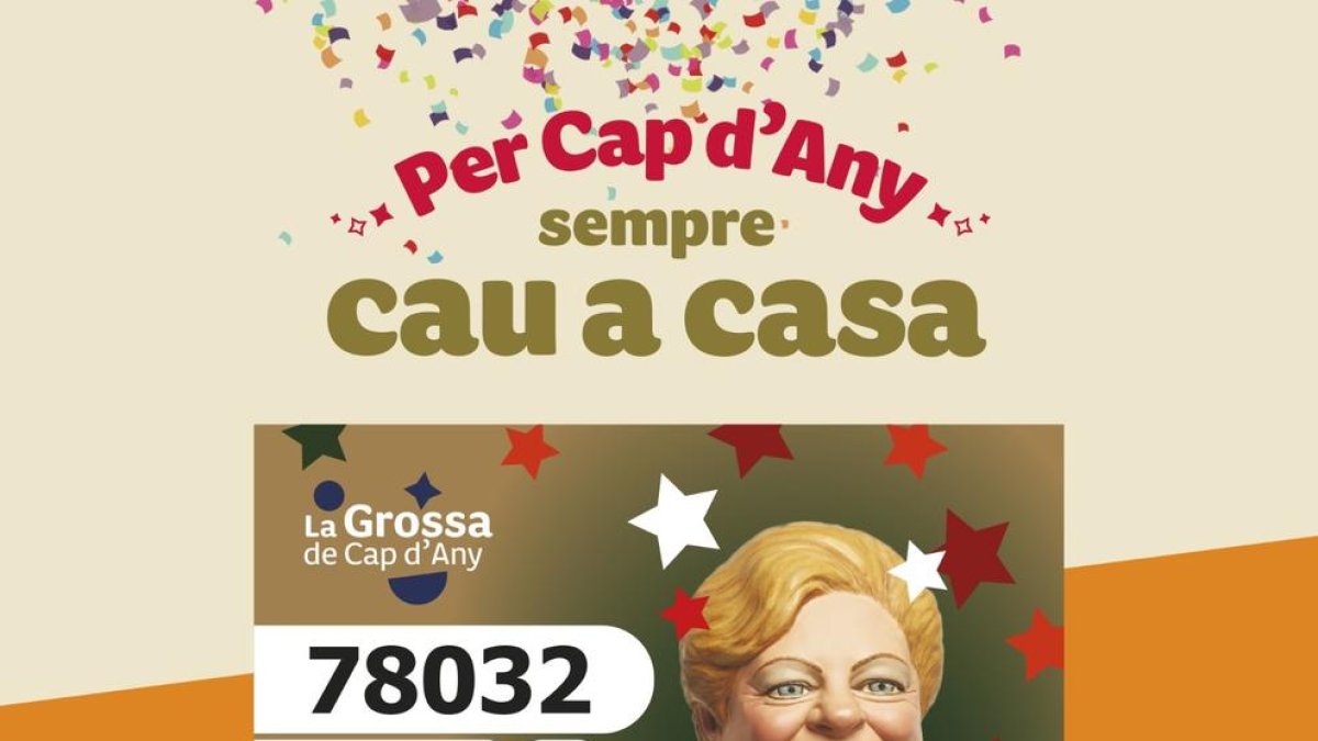 El segon quart premi de la Grossa de Cap d'Any, el 78032, cau a Tortosa