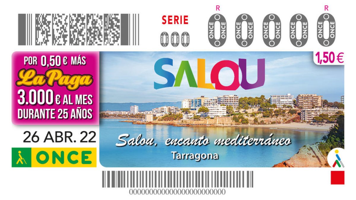 Salou es promociona al Cupó Diari de l'ONCE