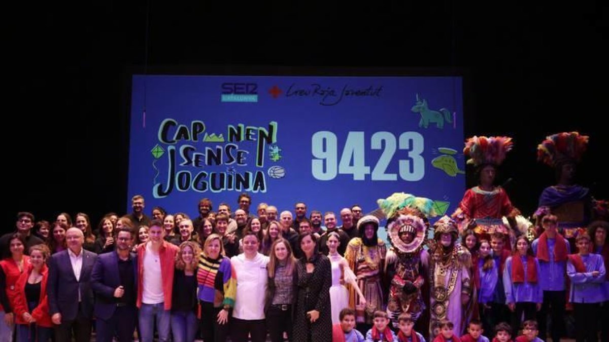 La campaña 'Cap nen sense joguina' recauda 9.423 juegos este 2022