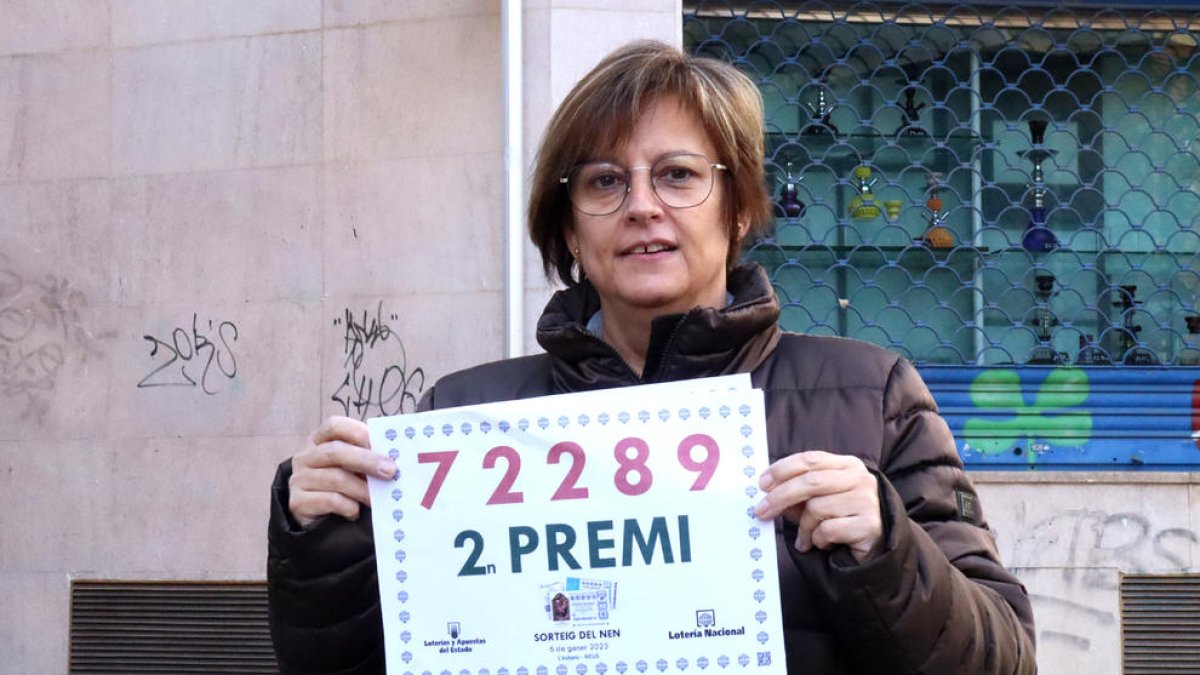 La sort somriu un estanc de Reus amb part del segon premi de la rifa de Reis