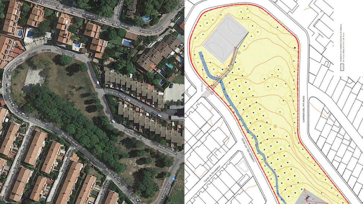 El 'Golden Park' de Bosques de Tarragona tendrá una nueva zona de juegos y caminos