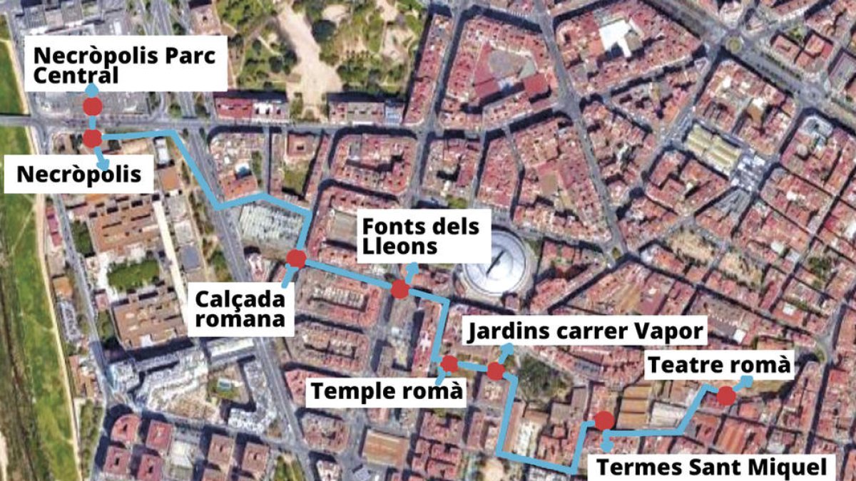 El PSC proposa una nova ruta a la Part Baixa per conèixer la vida romana a Tàrraco
