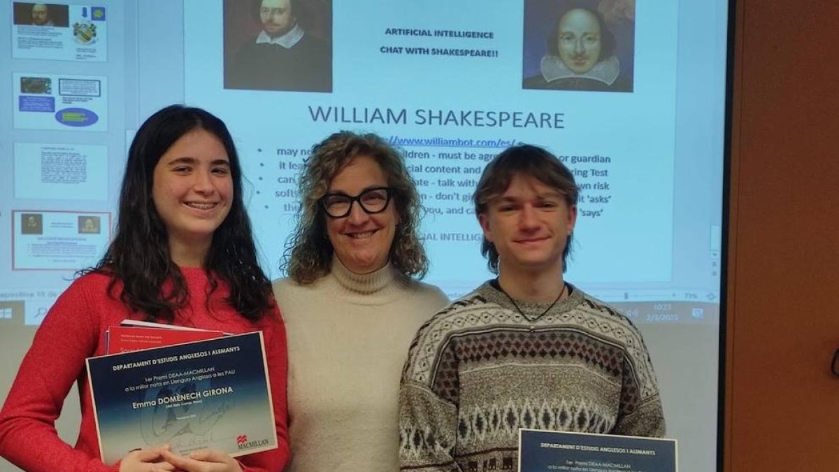 Los mejores estudiantes en inglés en las PAU, galardonados