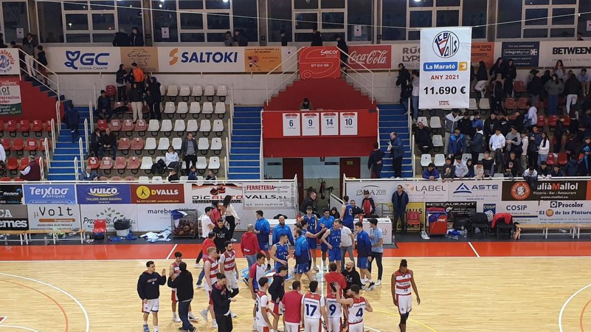 El CB Valls supera el Sese y se sitúa tercero (82-73)