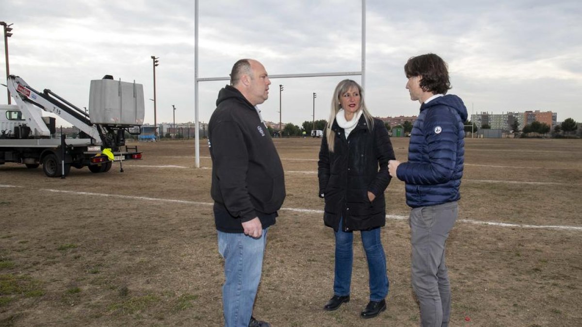 Empiezan las obras para adecuar el campo de rugby de la Anilla Mediterránea