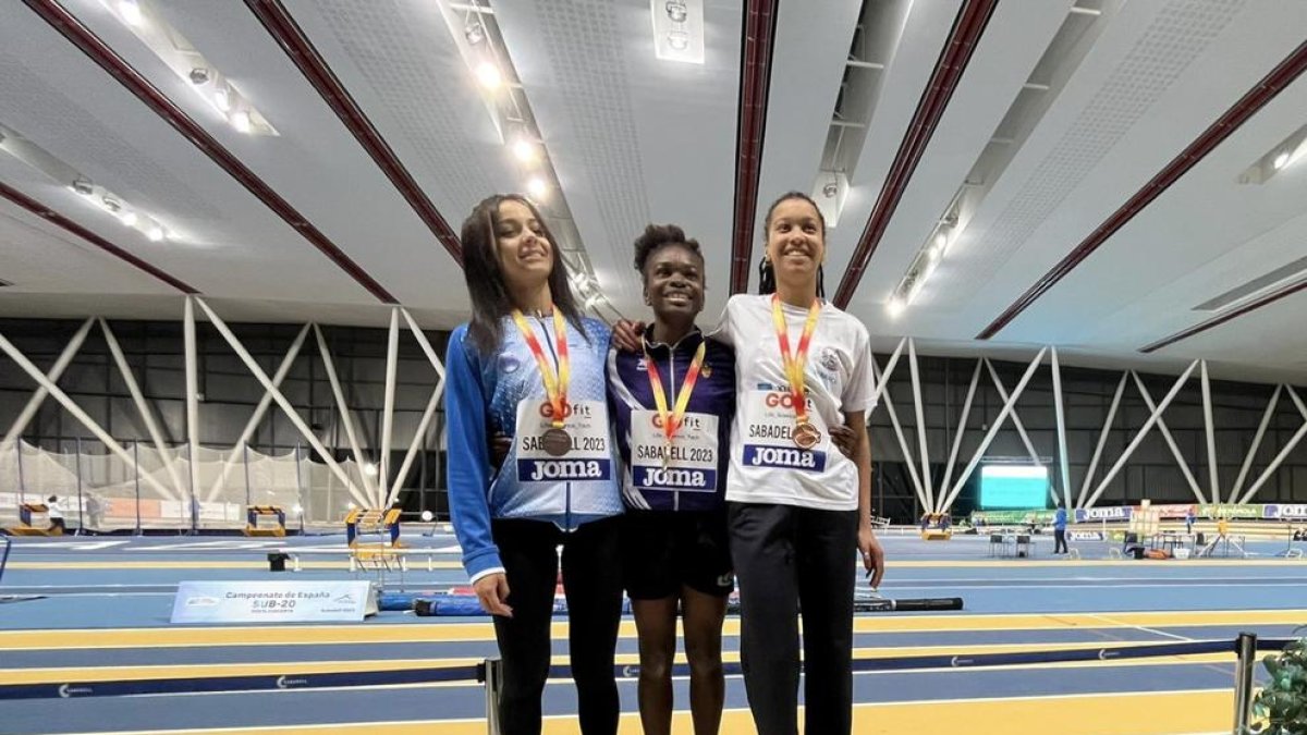 Laurine Elisa Marimon, oro en el triple salto y es convocada por la selección