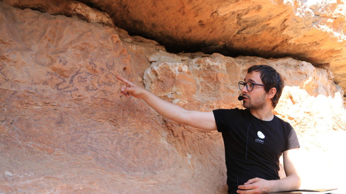 Capçanes dona a conèixer un dels conjunts d'art rupestres més destacats i rars de Catalunya