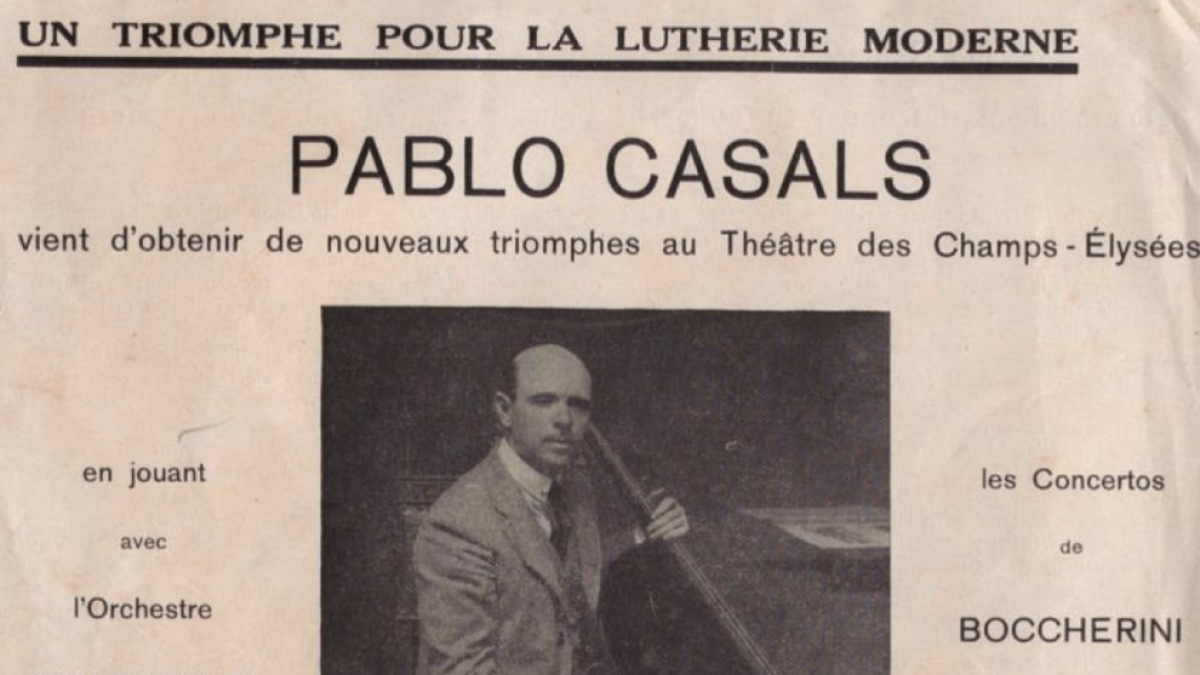 La nova vida del violoncel de Pau Casals