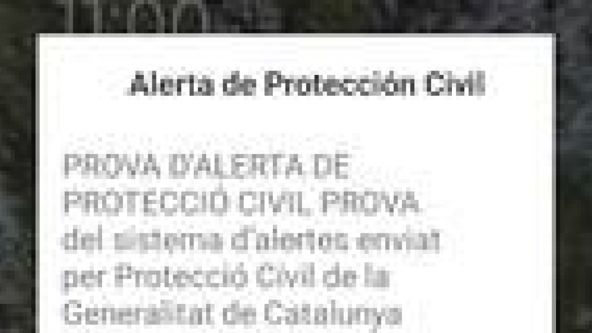 Qué hacer si recibes un mensaje de Protección Civil?