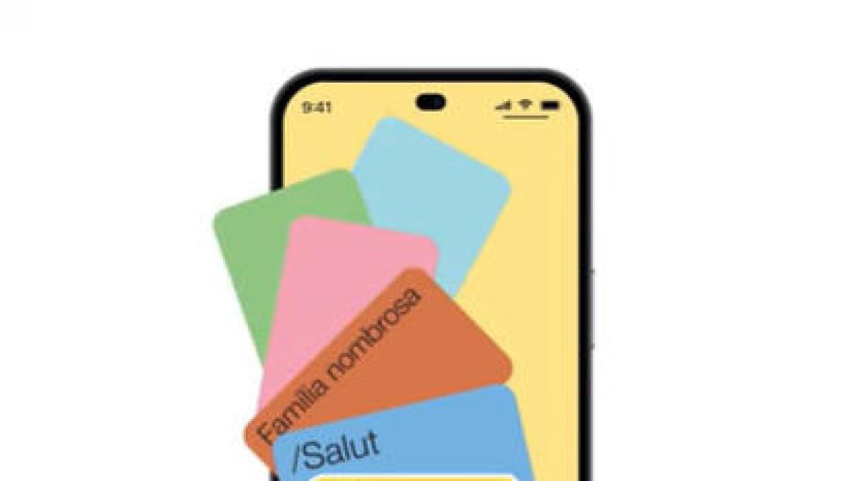 Unos 148.000 hogares catalanes ya pueden descargar el carné de familia numerosa en sus dispositivos móviles