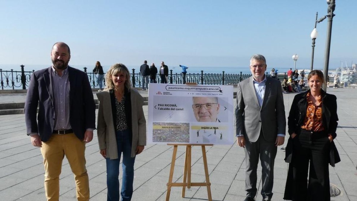 Pau Ricomà presenta la web de la candidatura electoral de ERC