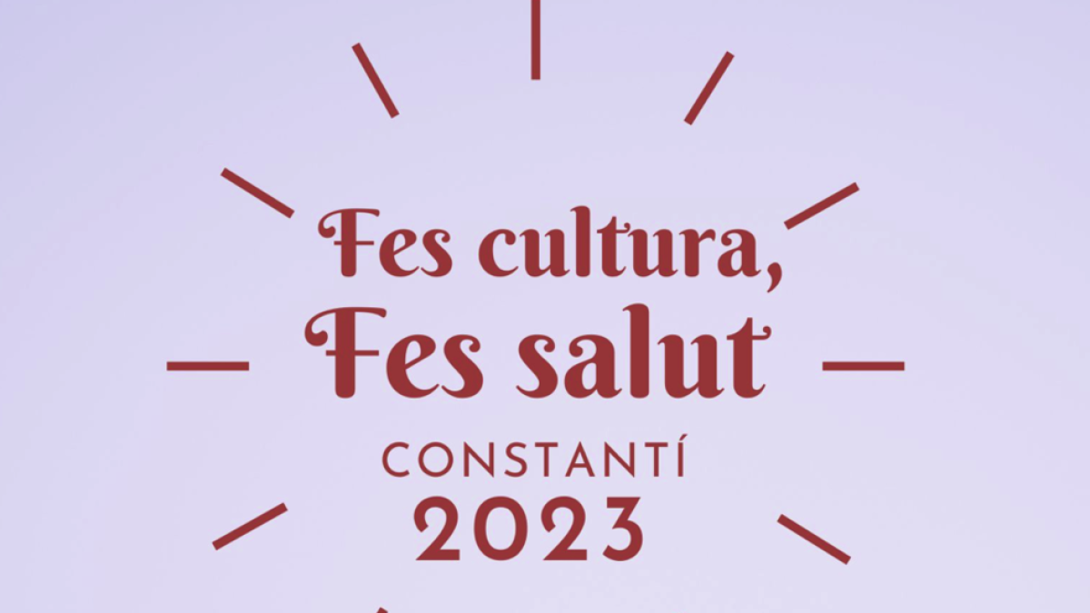 El cicle 'Fes Cultura, Fes Salut' recull una setantena d'activitats a Constantí
