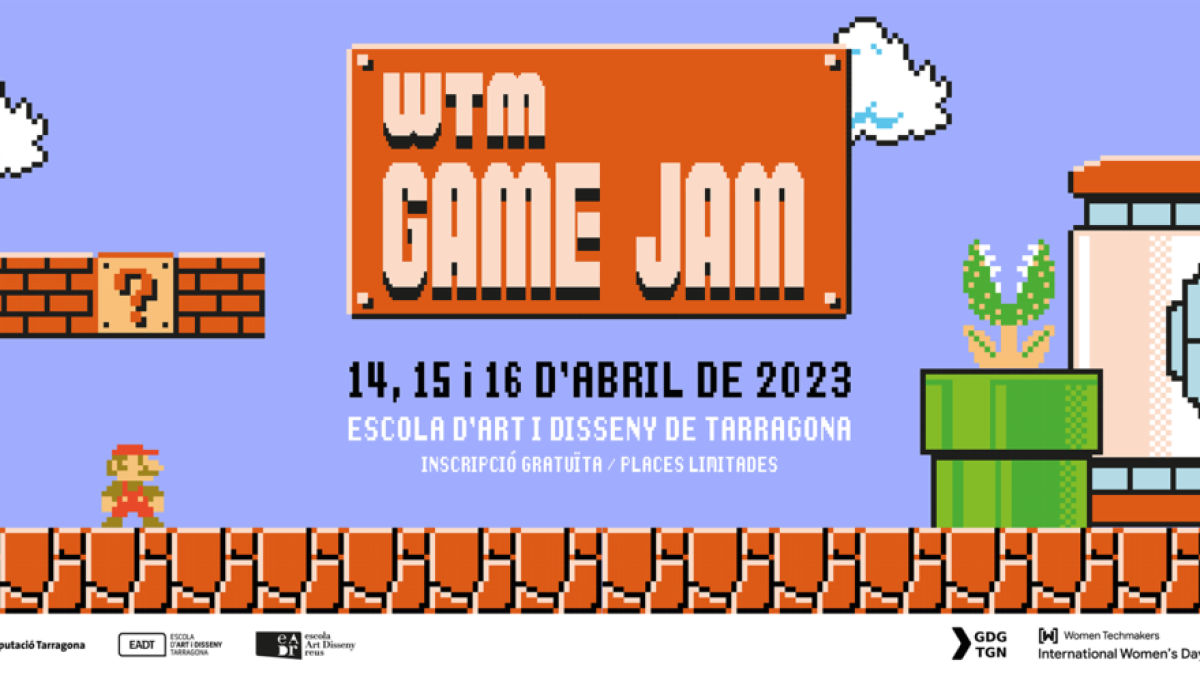 L'Escola d'Art i Disseny acull del 14 al 16 d'abril la tercera edició de la Game Jam Woman TechMakers
