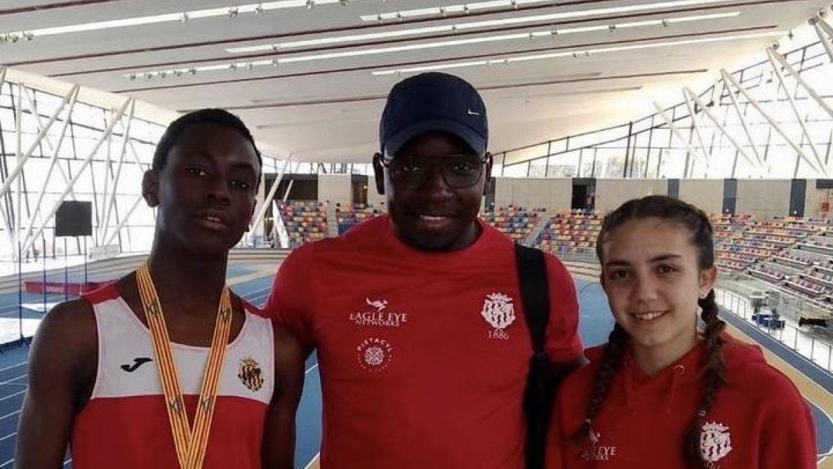 Jeremiah Obro, del Nàstic, s'emporta la plata al Campionat de Catalunya de proves combinades