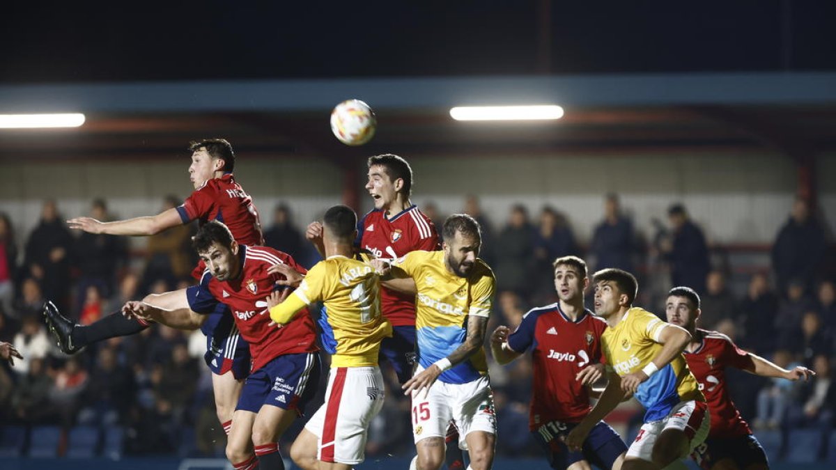 El talento goleador del Osasuna Promesas pone a prueba al Nàstic