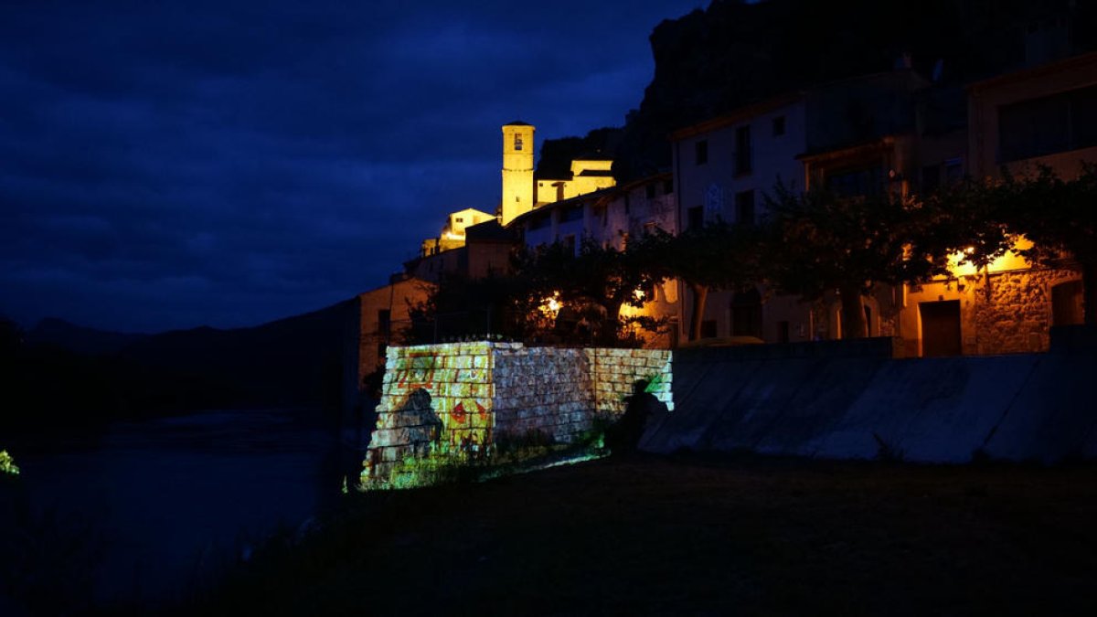 Un 'videomapping' dará el pistoletazo de salida al festival EbreLumen de Miravet