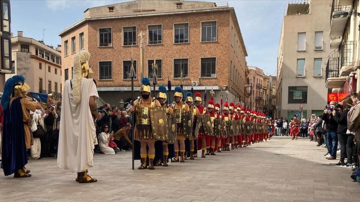 Los Armats de la Sang de Reus hacen un llamamiento para animar a los jóvenes a unirse al cuerpo