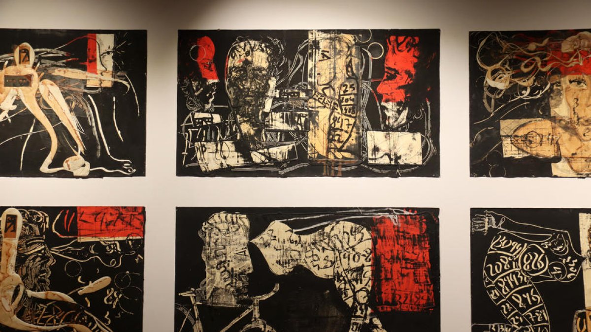 Dues obres encapçalen l'exposició 'La poètica del gest' d'Agustí Puig al Castell de Vila-seca