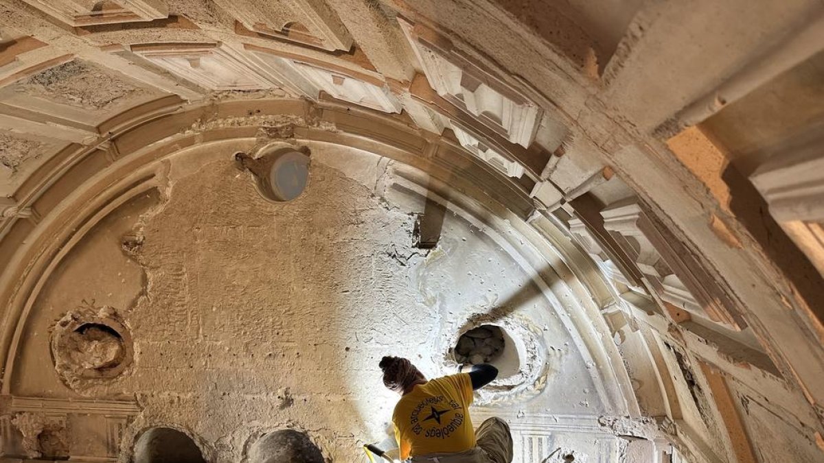 Empiezan las obras de consolidación de la Capilla del Castillo de los Icart de Torredembarra