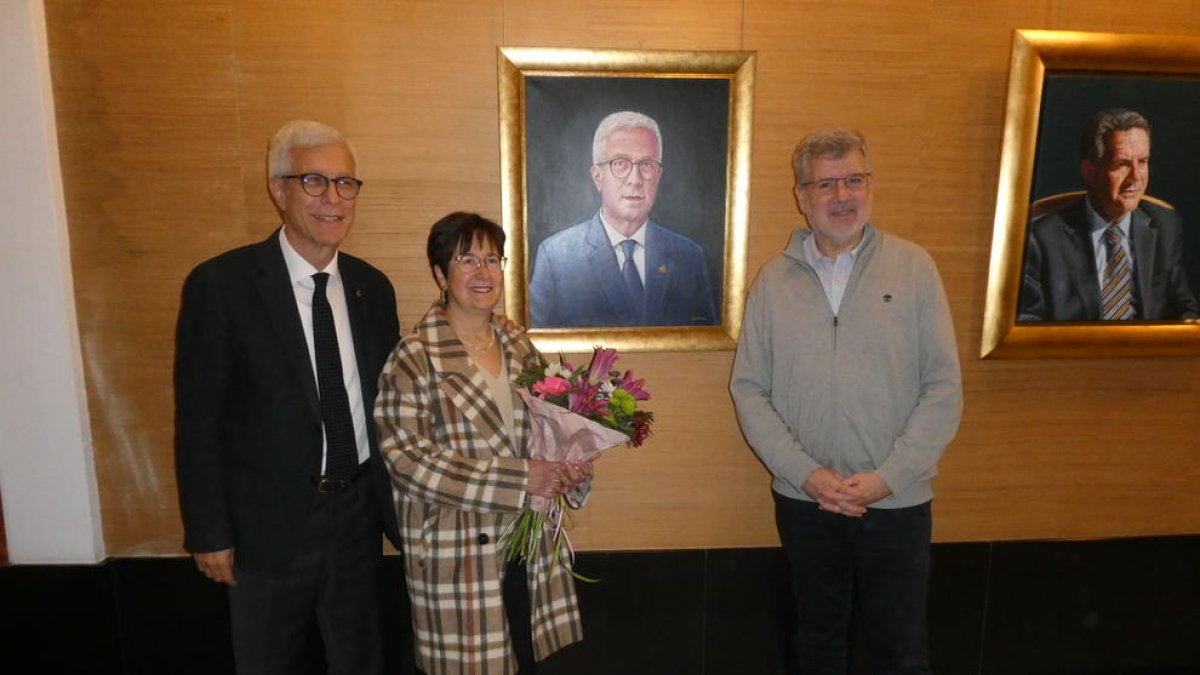 El retrat de Josep Fèlix Ballesteros, inclòs a la galeria dels alcaldes de l'Ajuntament de Tarragona