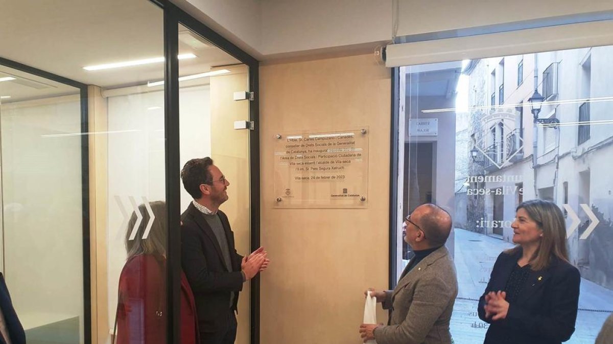 Campuzano inaugura les dependències de Serveis Socials a Vila-seca