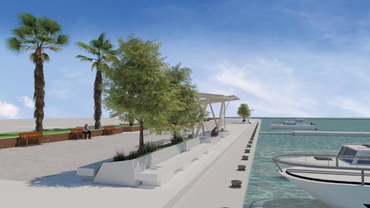 El barri del Serrallo estrenarà les seves pèrgoles a mitjans del pròxim abril